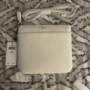 NWT Ralph Lauren crossbody spring cream